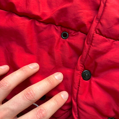 1990s Stone Island Puffer Jacket Liner Red S