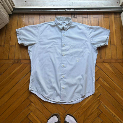 1989 Boneville Navy Arctic Striped Shirt L