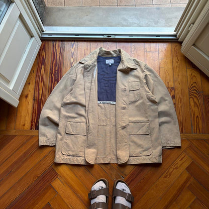 1990s Armani Jeans Multipocket Jacket Beige XL
