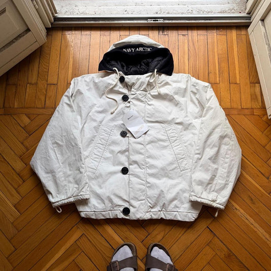 1980s Boneville Navy Arctic Coat BNWT XL