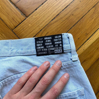 1990s Armani Jeans Blue 30W 30L