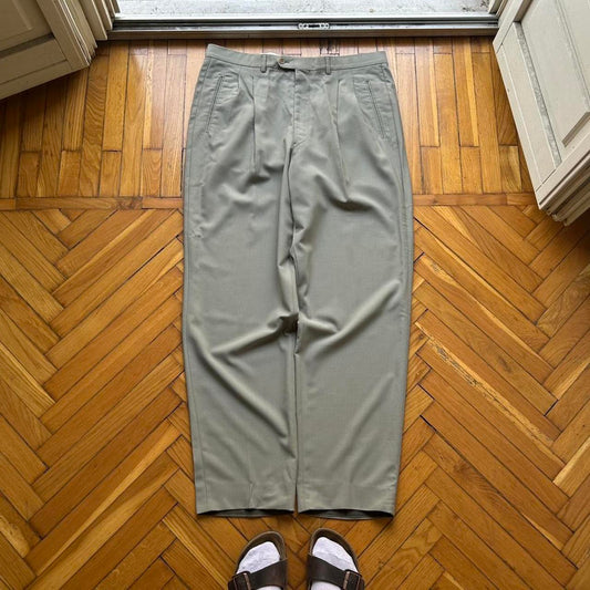 1990s Giorgio Armani Trousers Khaki 38W 34L