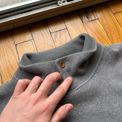 1980s CP Company Knitted Jumper Grey XL