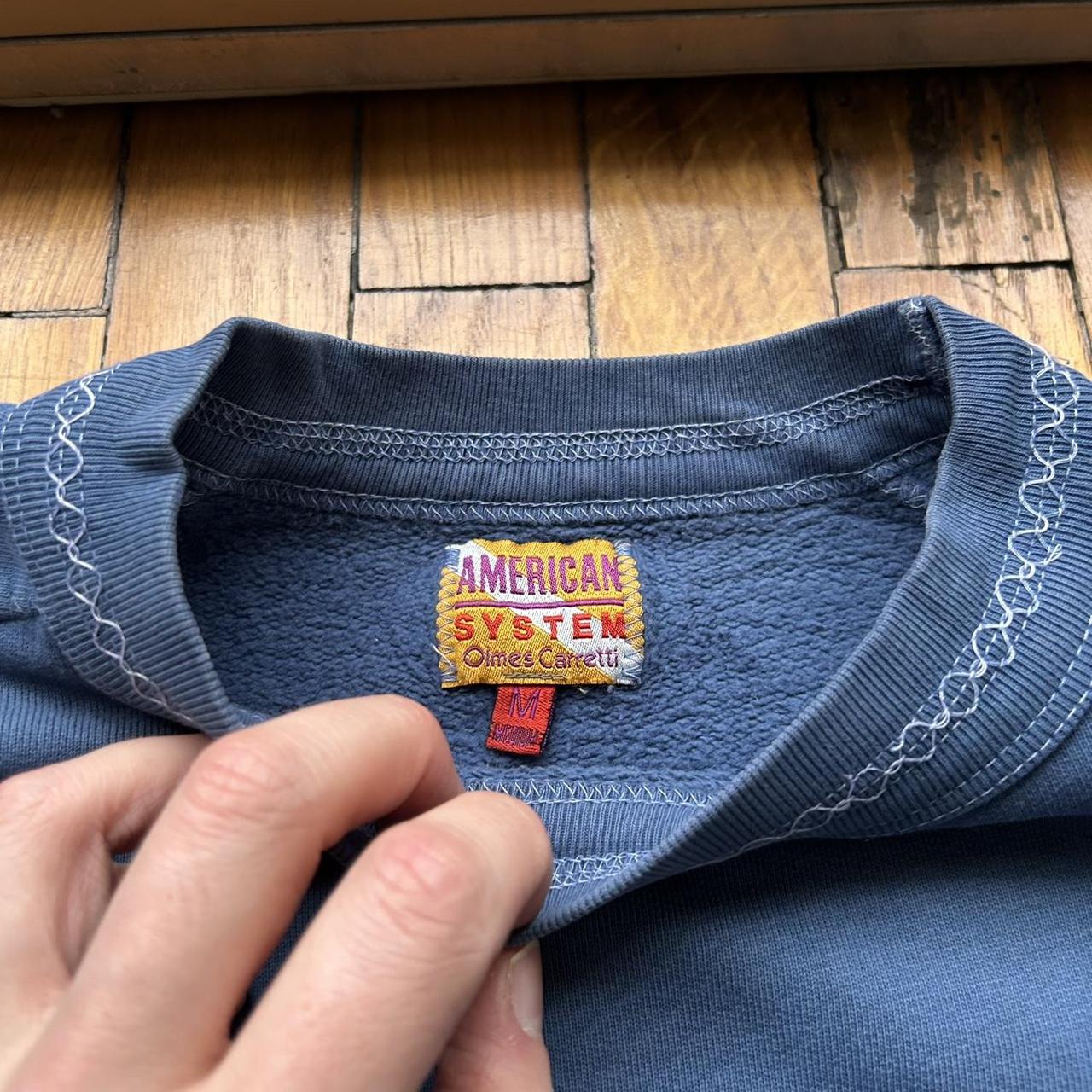 1990s American System Sweatshirt Blue S