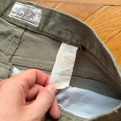 1990s Armani Jeans Corduroy Shorts Khaki 36W