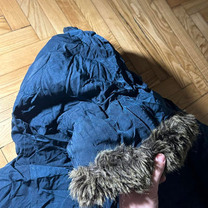 2000s Napapijri Puffer Coat Navy XL