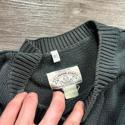 Vintage Armani Knitted Jumper XL