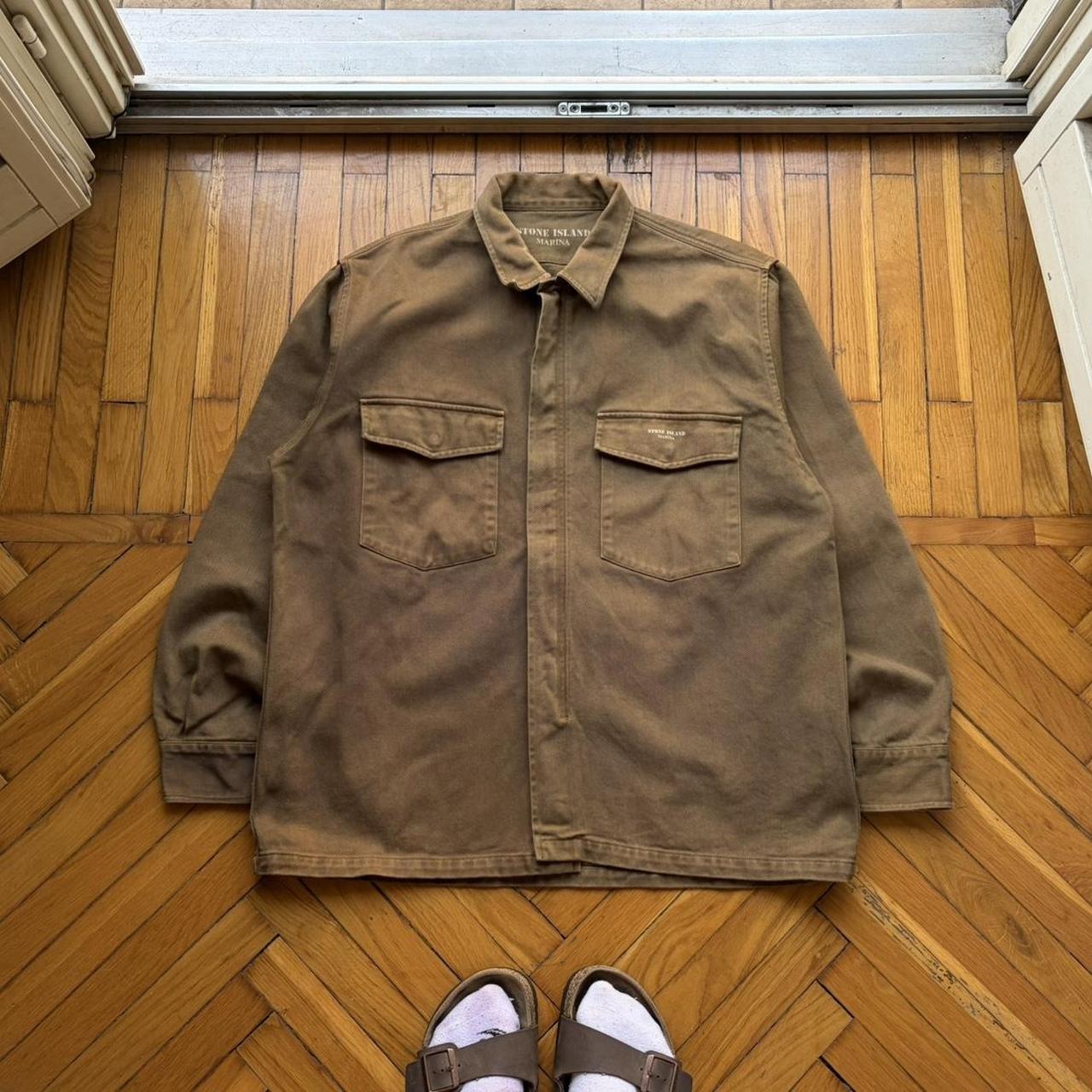 1980s Stone Island Marina Overshirt Jacket L