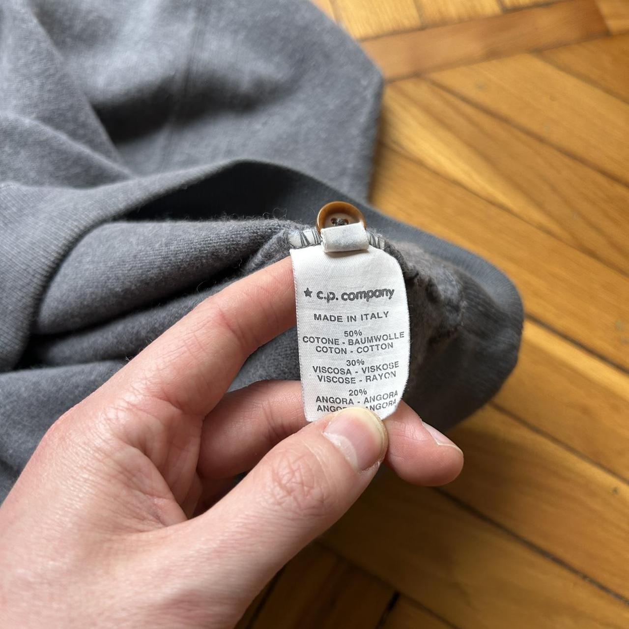 1980s CP Company Knitted Jumper Grey XL