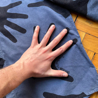 1990s Moschino 'Touched By' Corduroy Shirt M