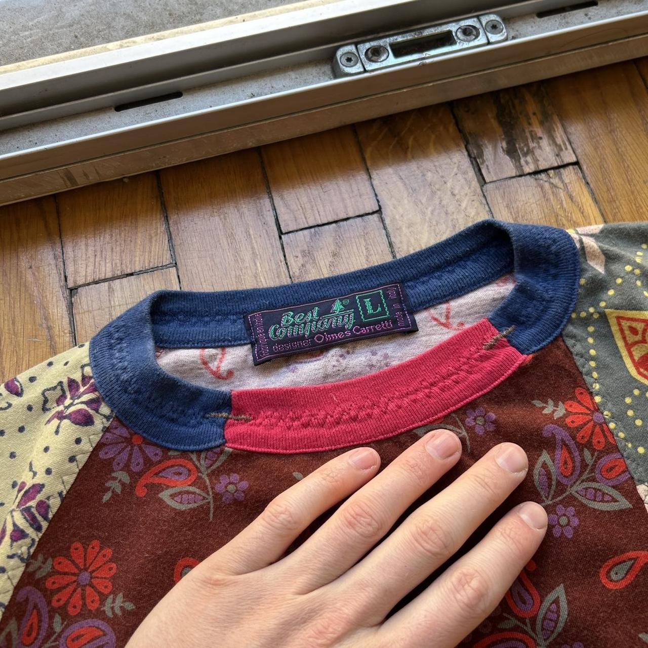 1990s Best Company Pattern T Shirt M