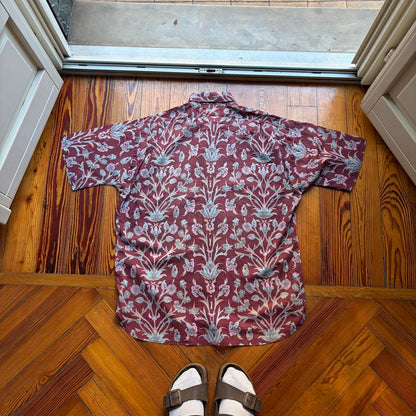 1980s CP Company Floral Shirt M