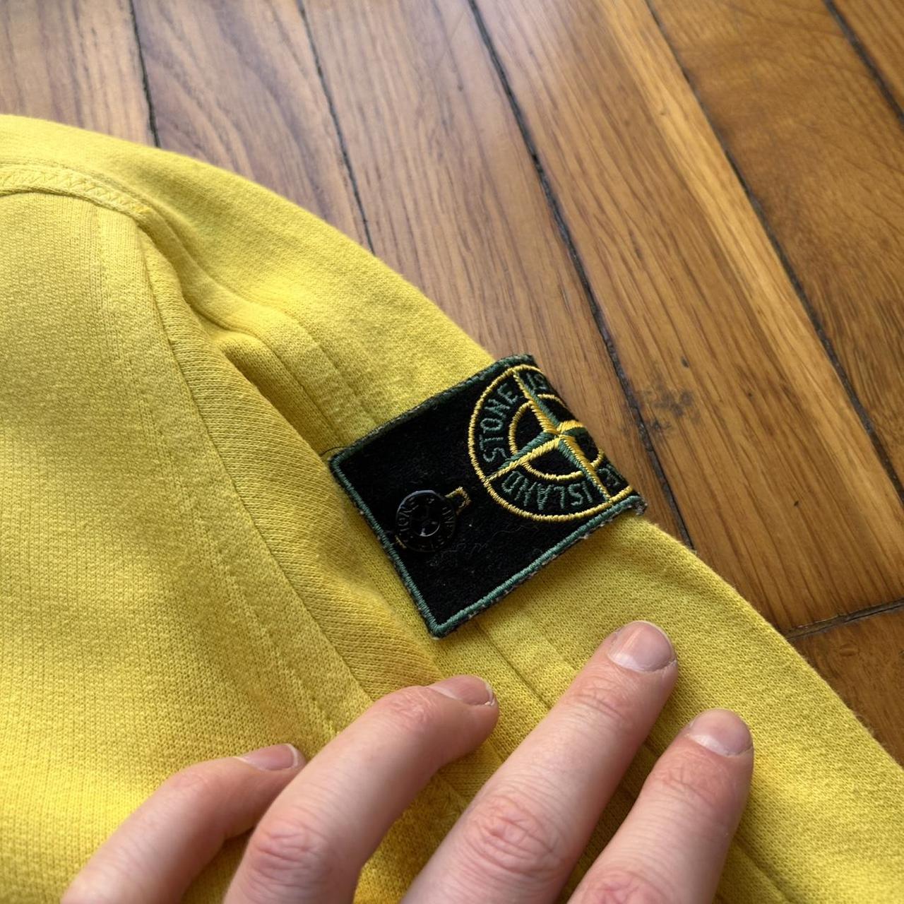 1980s Stone Island Sweatshirt Yellow M