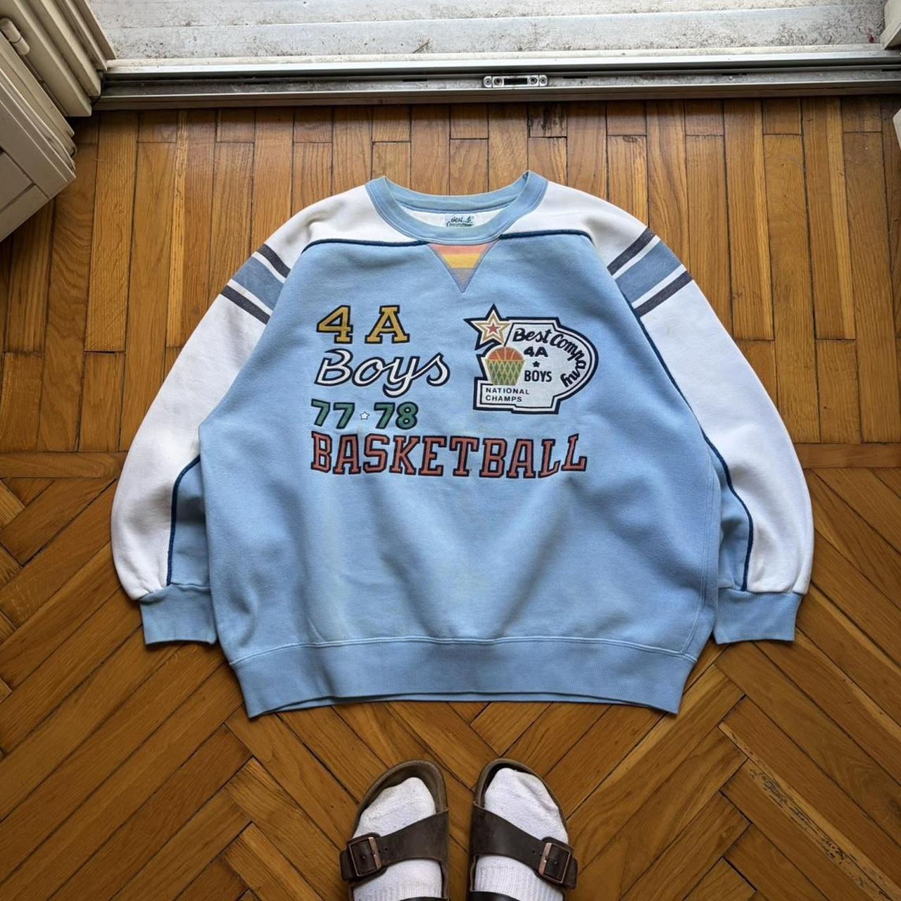 1980s Best Company Basketball Sweatshirt L