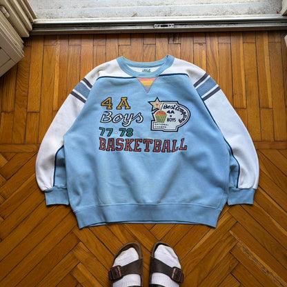 1980s Best Company Basketball Sweatshirt L