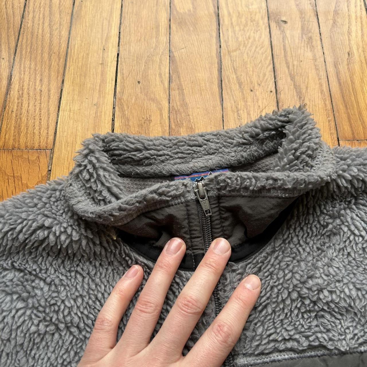 1990s Patagonia Pile Fleece Vest Grey L