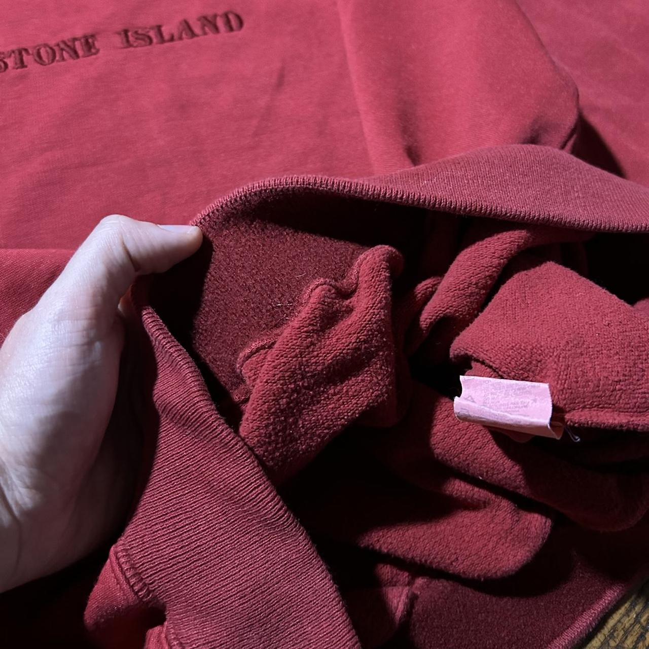 1980s Stone Island Sweatshirt Red XL