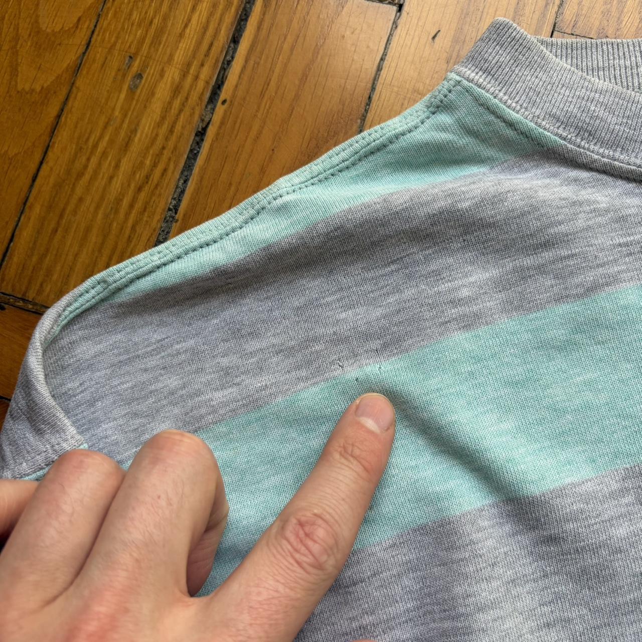 1980s Emporio Armani Yacht Club Striped T Shirt M