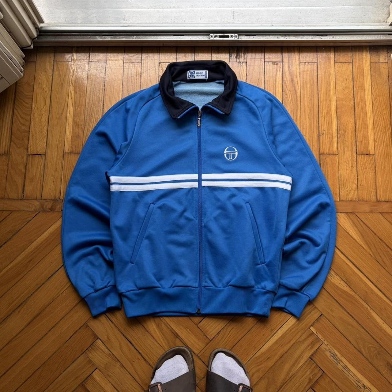 1980s Sergio Tacchini Jacket Blue S