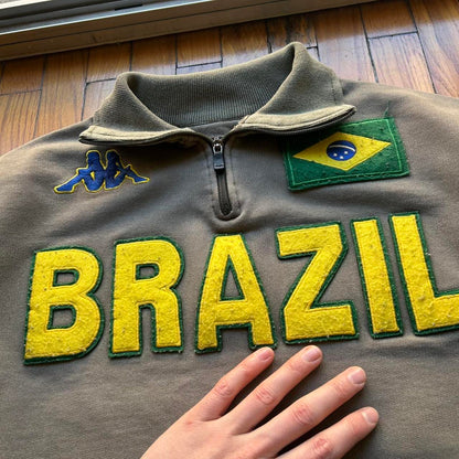 2000s Kappa Brazil Sweatshirt M