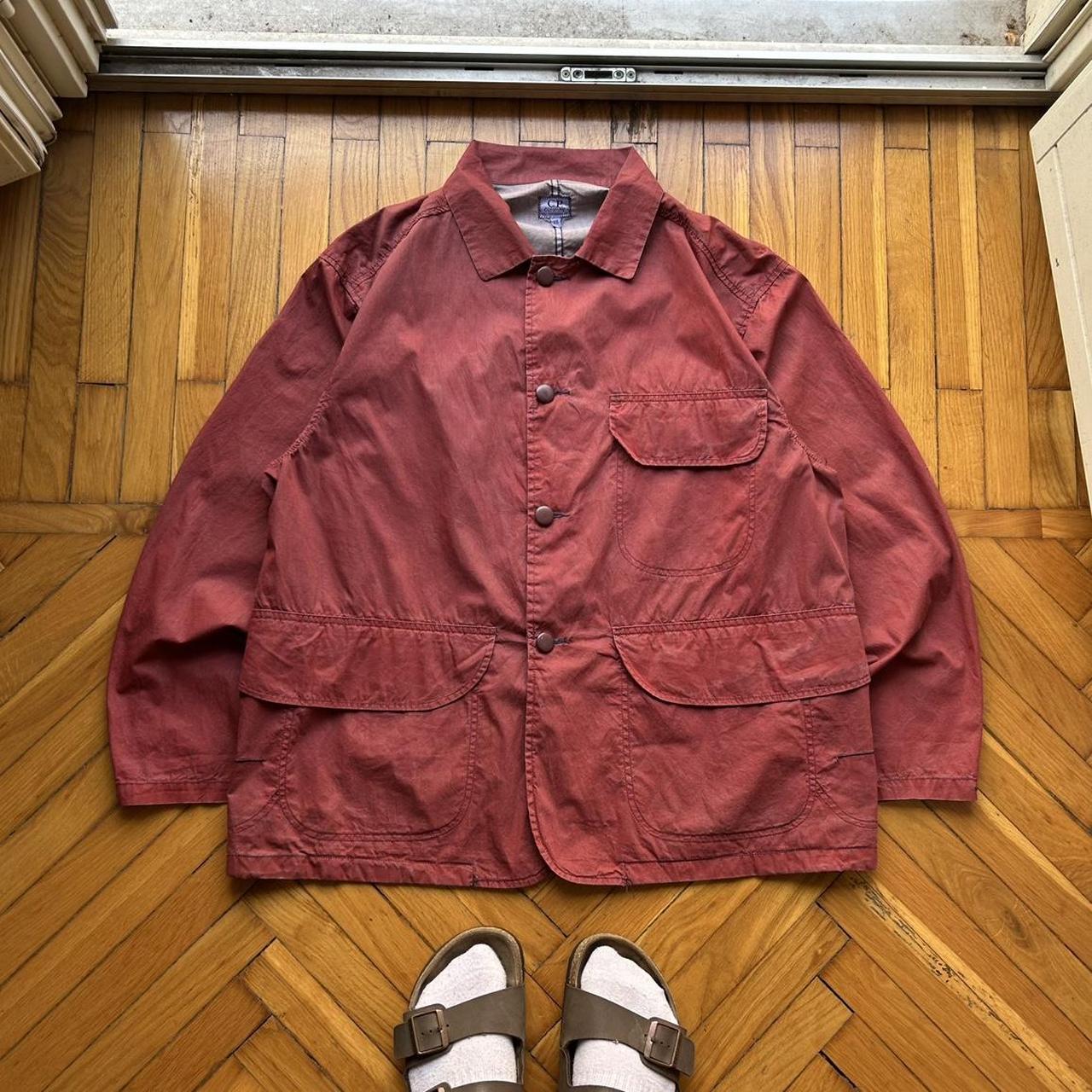 1987 CP Company Chore Jacket Burgundy XL
