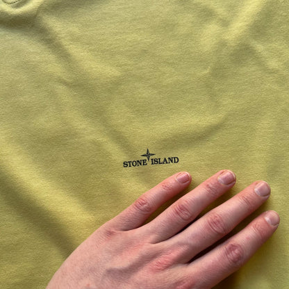 S/S 2004 Stone Island Polo Shirt Yellow L