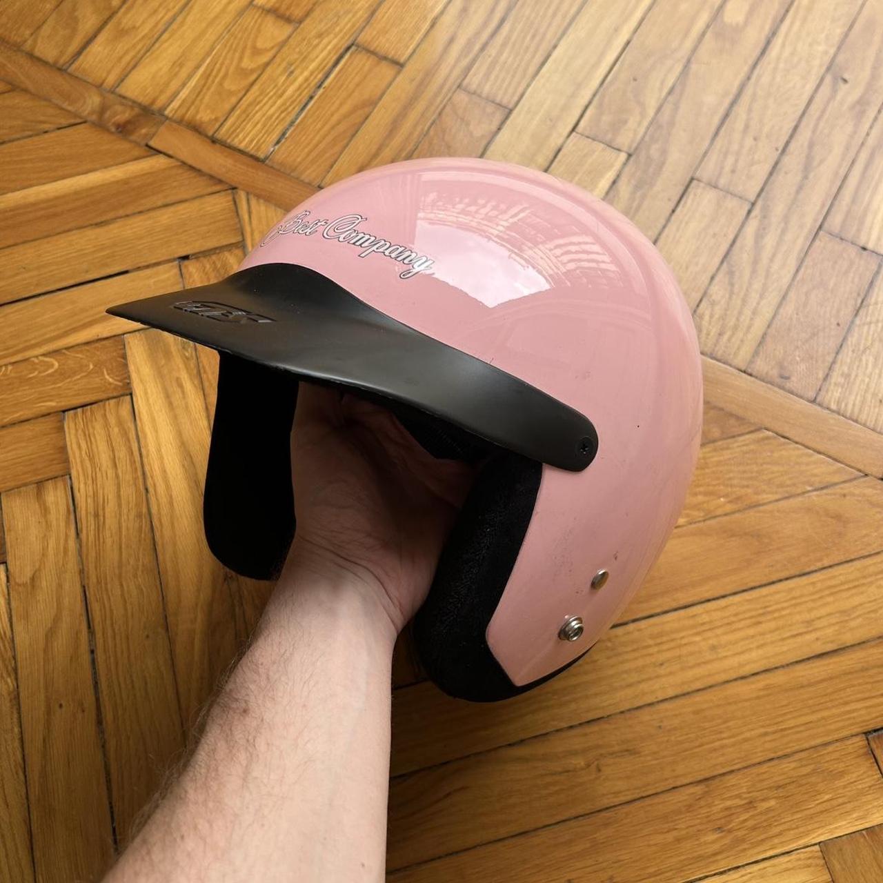 1980s Best Company Helmet Pink
