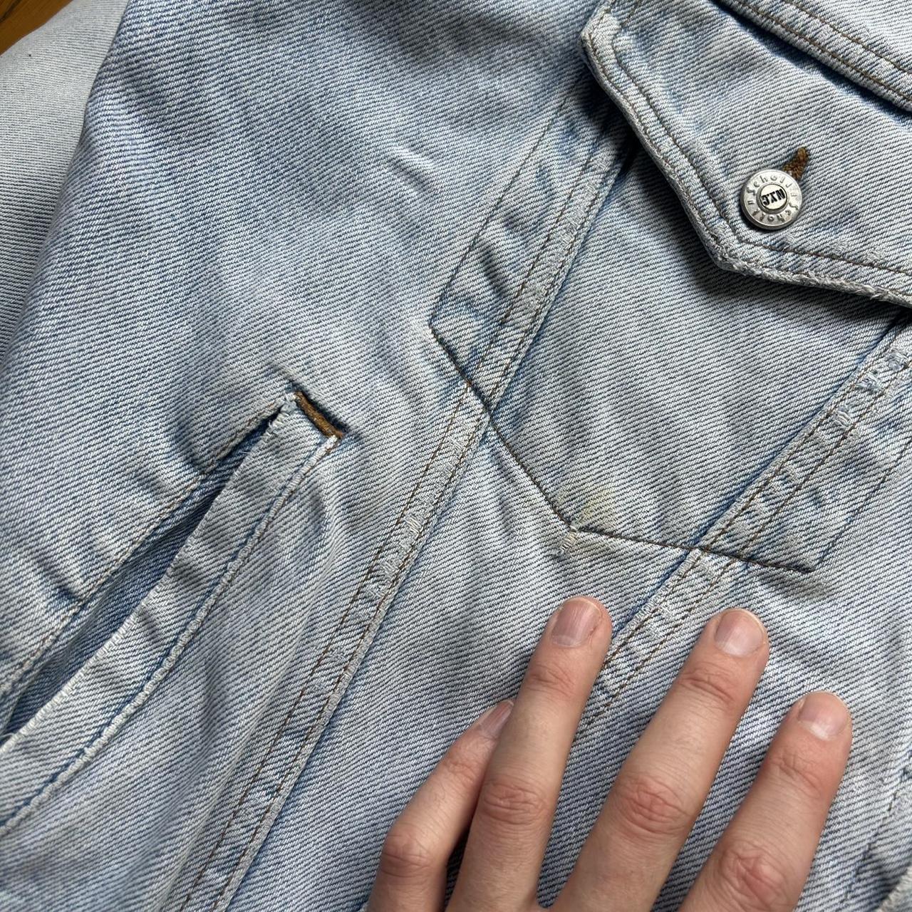 1990s Schott Denim Jacket Blue L