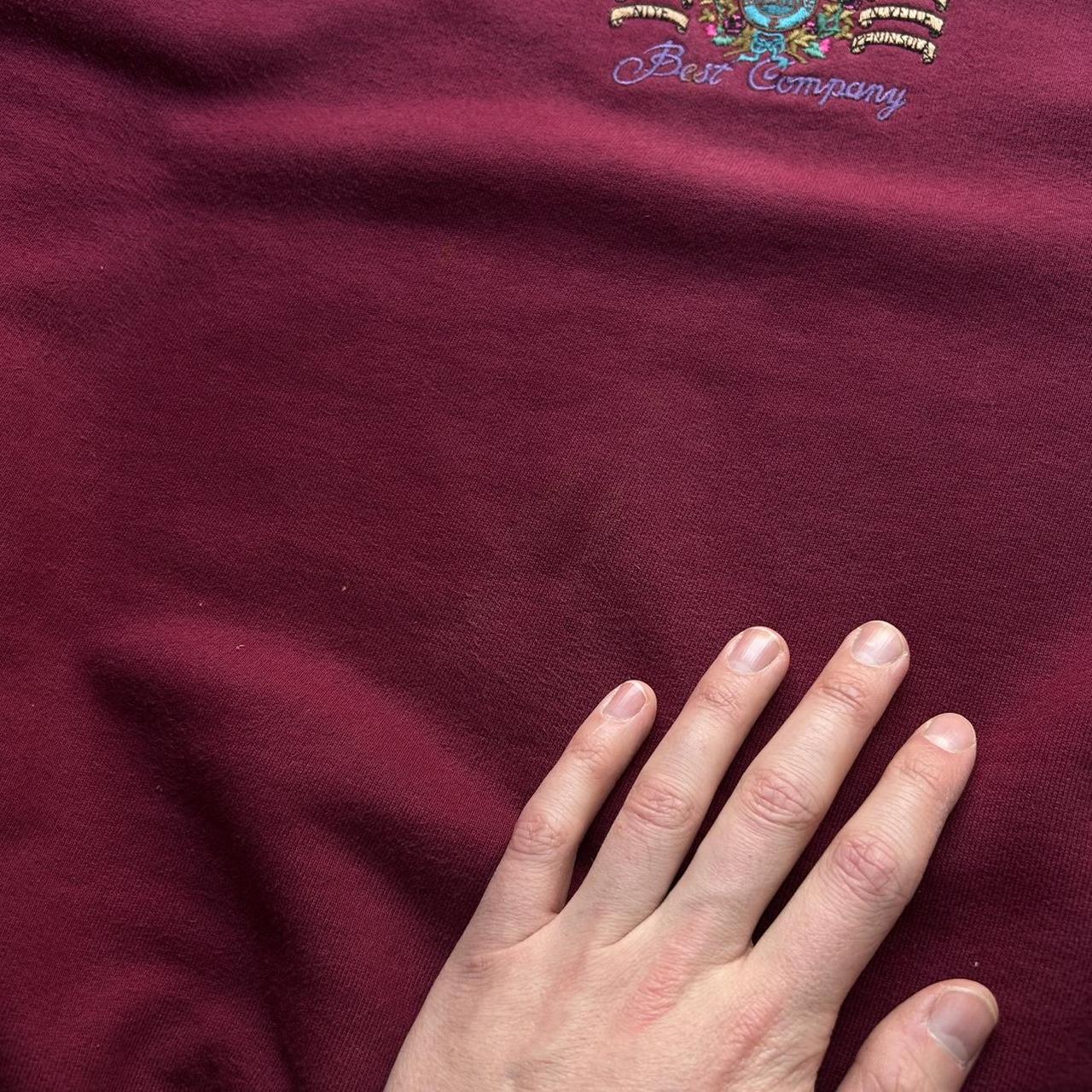 1980s Best Company Collared Sweatshirt XL