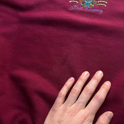 1980s Best Company Collared Sweatshirt XL