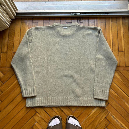 1980s CP Company Knitted Jumper Green L
