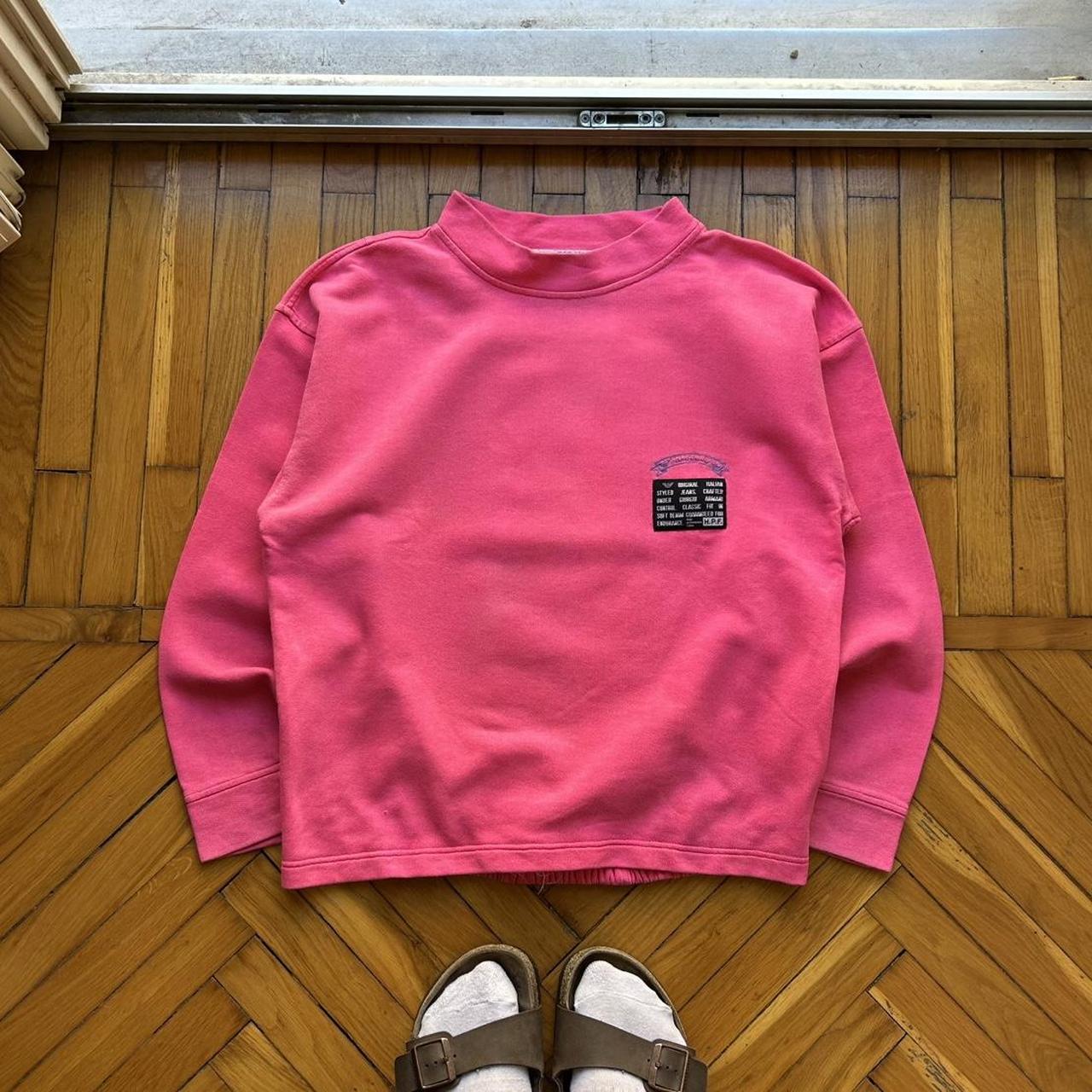 1990s Armani Jeans Sweatshirt Pink S