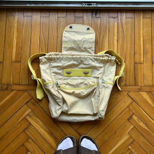 1990s Mandarina Duck Backpack Cream OS