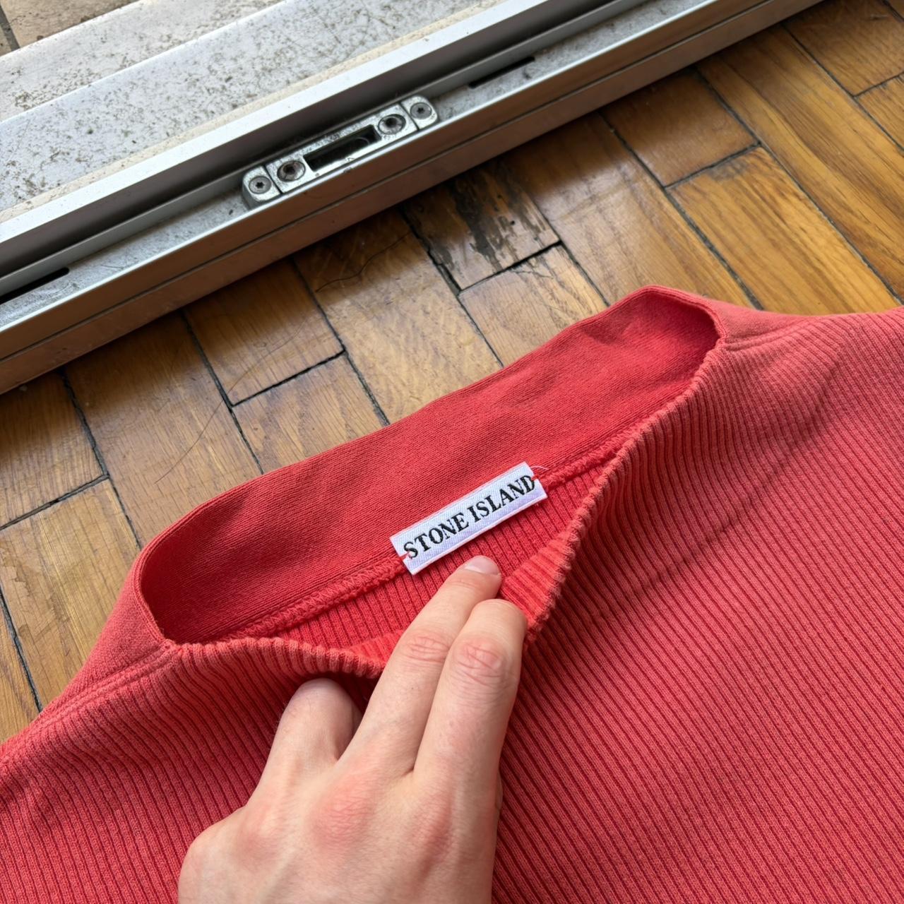 1980s Stone Island Sweatshirt Red L