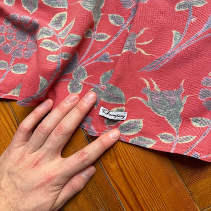1980s CP Company Floral Polo Shirt L