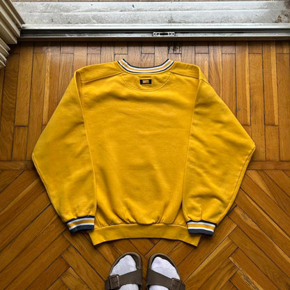 1990s Nike Swoosh Sweatshirt Yellow S