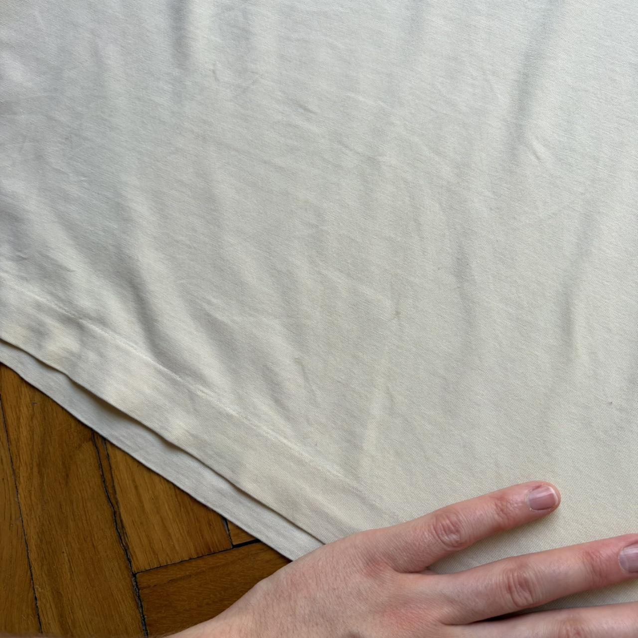 1980s CP Company LS Henley T Shirt Cream L