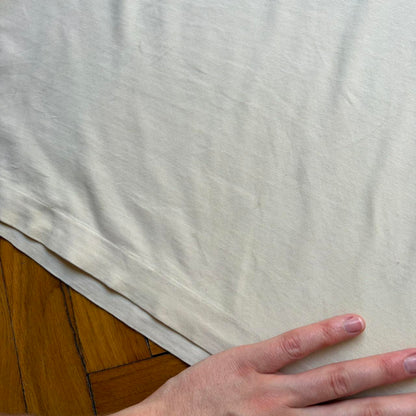 1980s CP Company LS Henley T Shirt Cream L