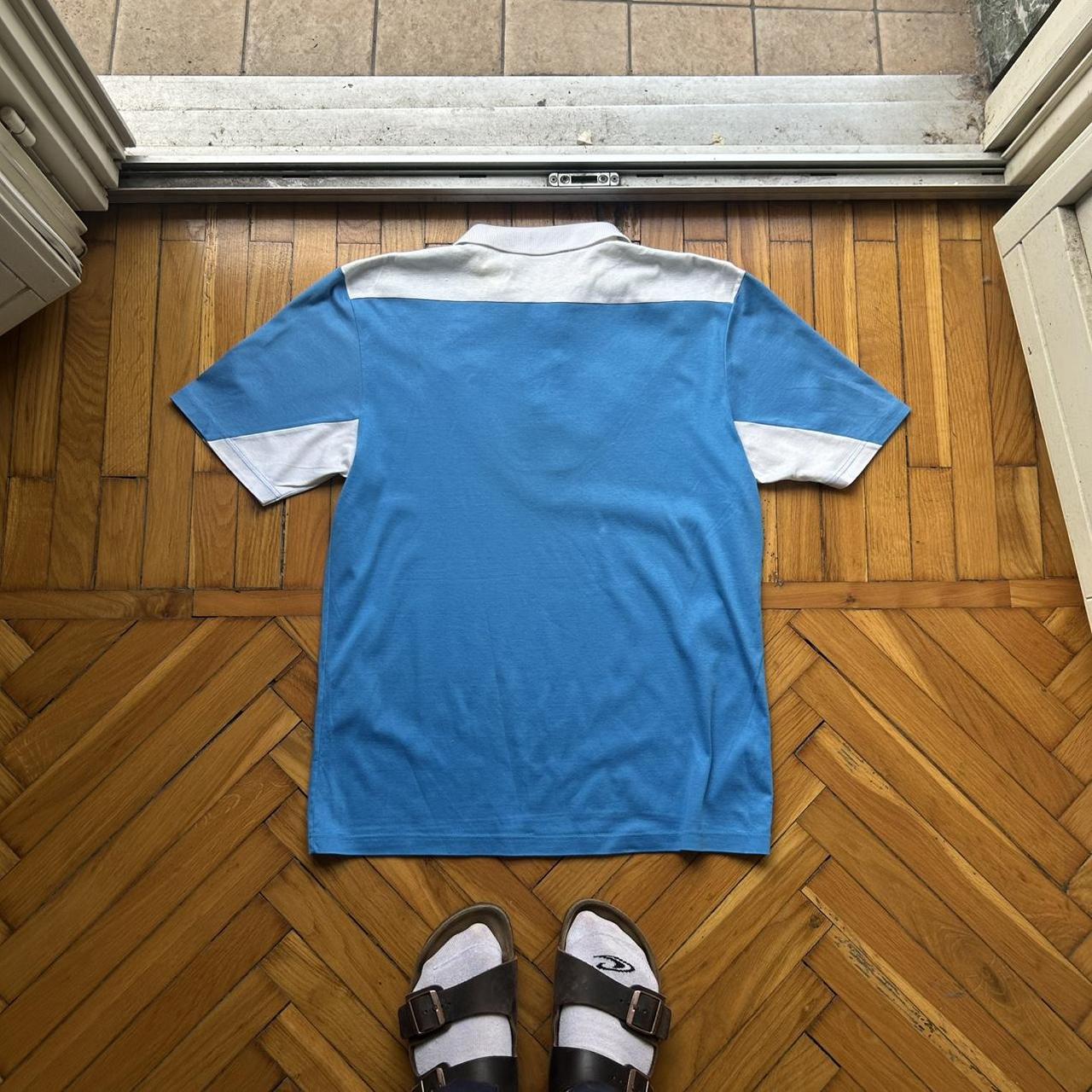 1980s Puma Tennis Polo Shirt S