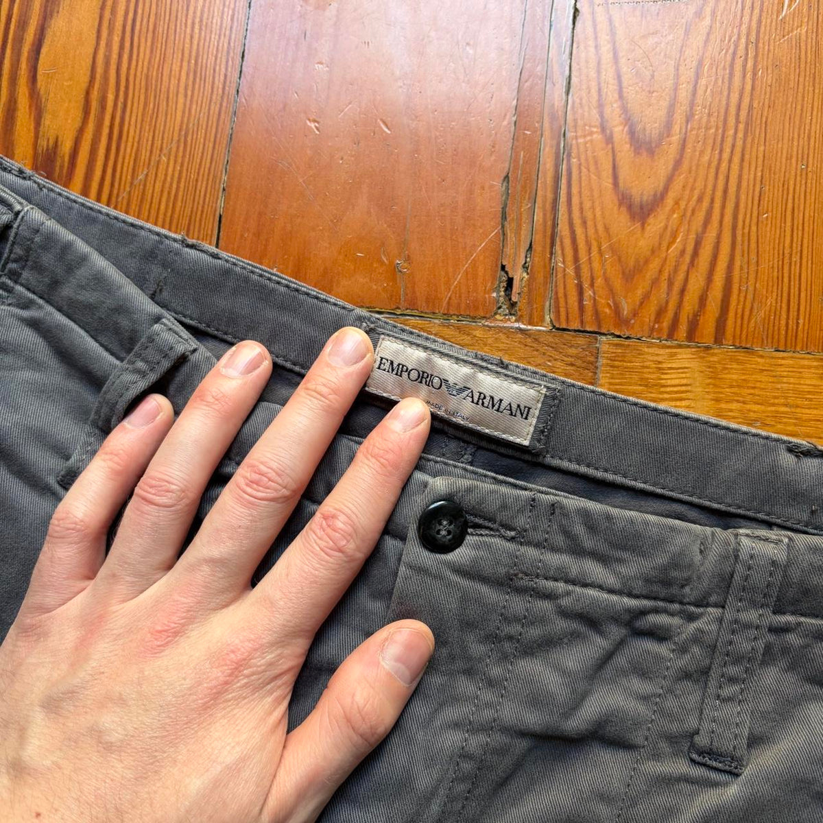 2000s Emporio Armani Cargo Trousers 38W 28L