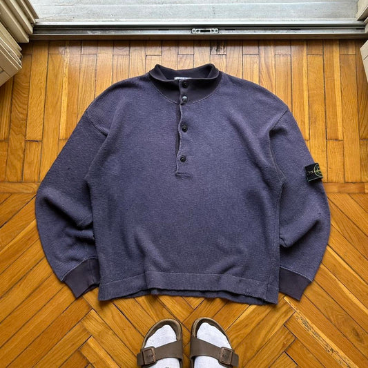1980s Stone Island Sweatshirt Navy L