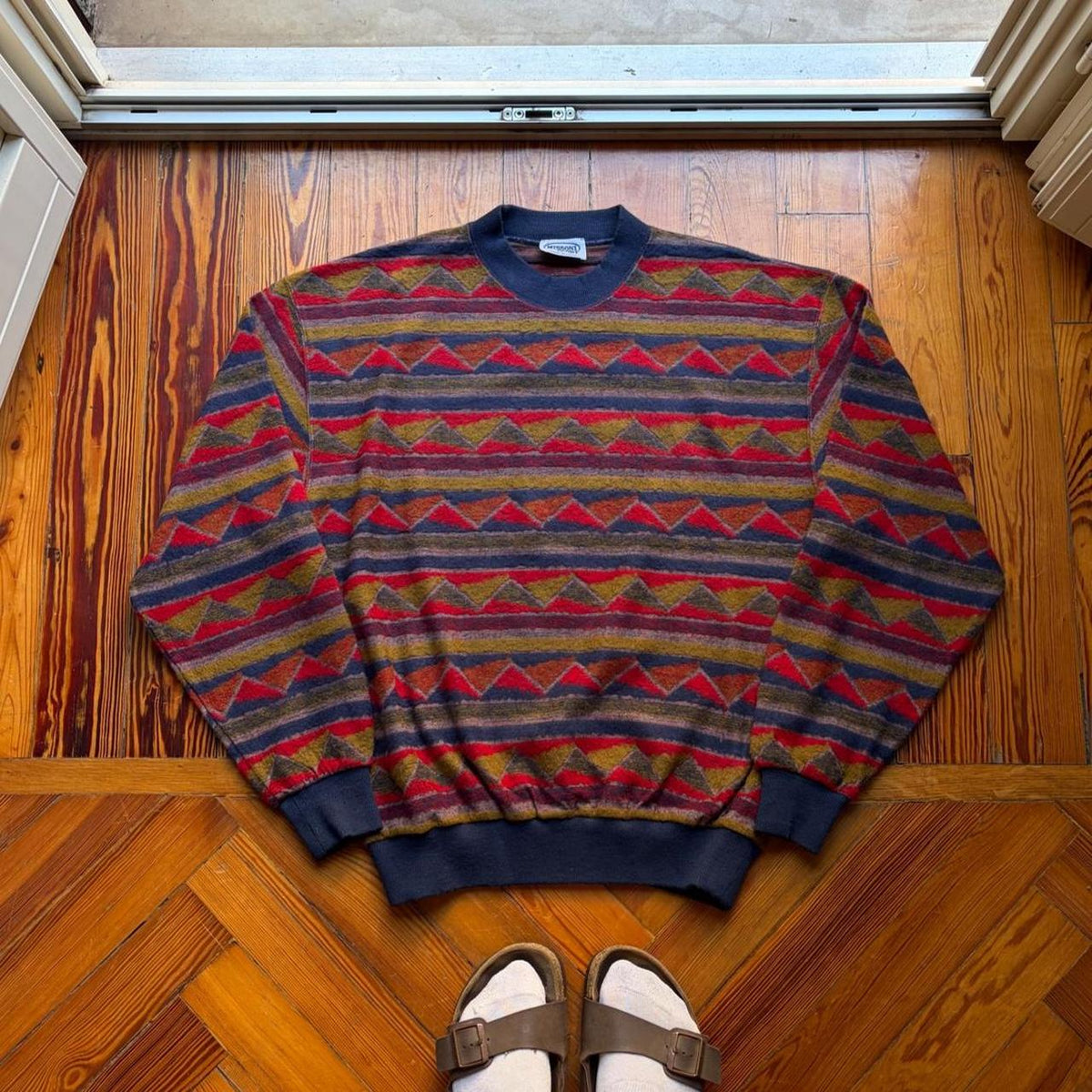 1990s Missoni Sport Pattern Sweatshirt L