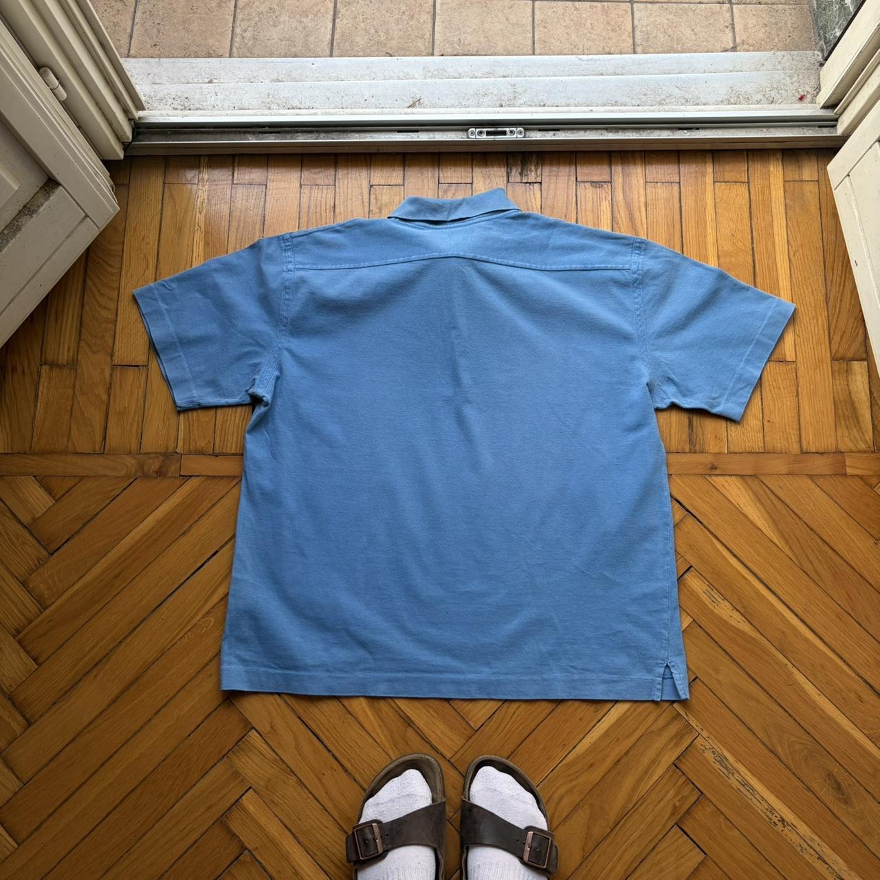 S/S 2005 Stone Island Polo Shirt Blue L