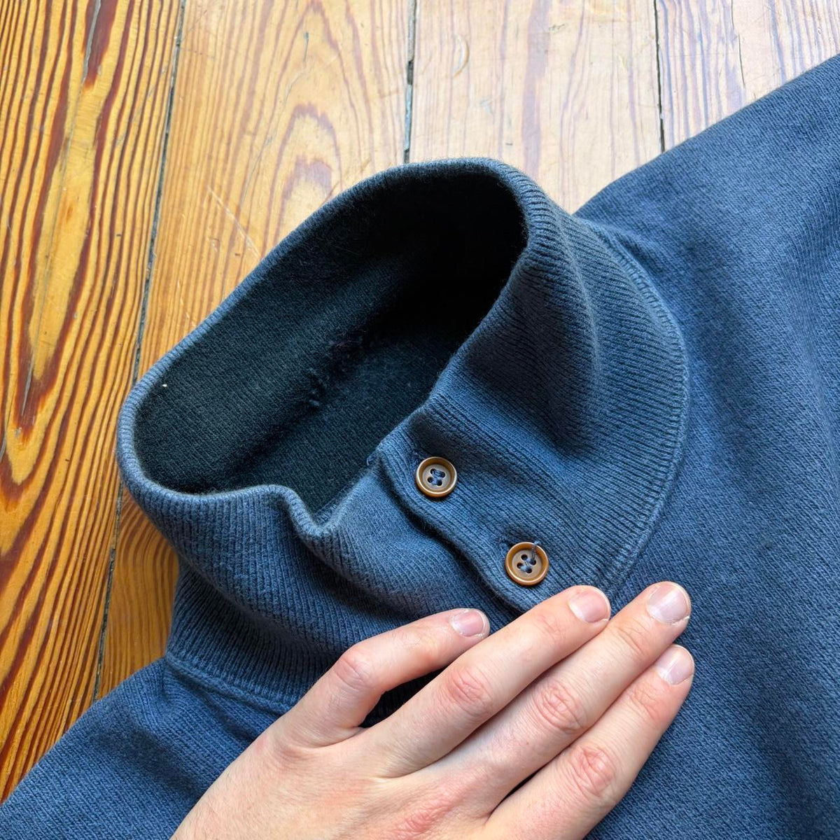 1980s CP Company Knitted Jumper Navy M