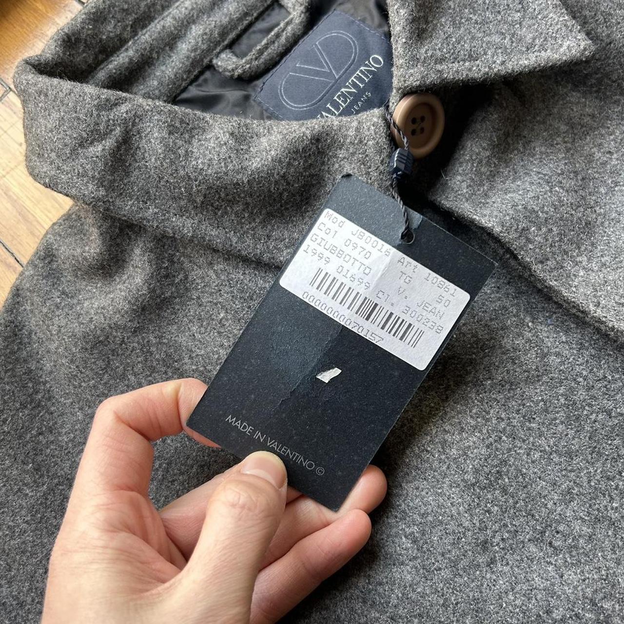 1990s Deadstock Valentino Coat Grey L