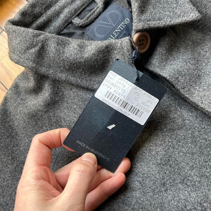 1990s Deadstock Valentino Coat Grey L