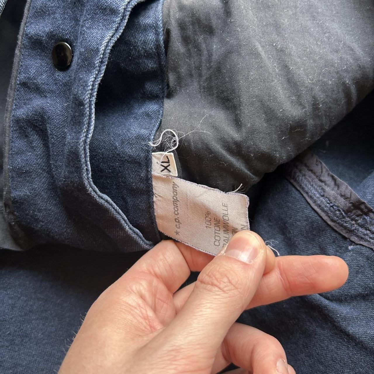 1987 Stone Island Script Carpenter Jacket Navy XL