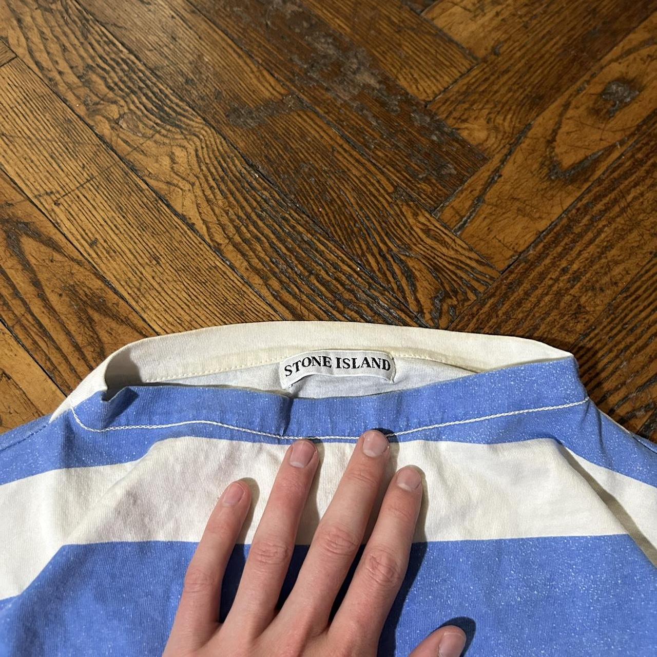 1993 Stone Island Marina Striped T Shirt L