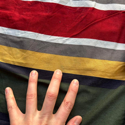 1990s Chaps By Ralph Lauren Striped Shirt XL