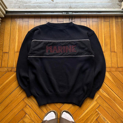 1990s Jc De Castelbajac 'Marine' Knitted Jumper M